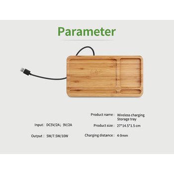 手機無線充電器-木質置物盤_4